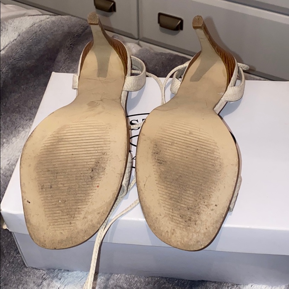 Steve Madden Faithful natural snake sandal heels - Picture 8 of 10